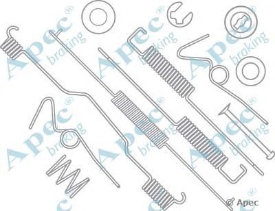 APEC BRAKING kit851 -  Комплектующие, тормозная колодка